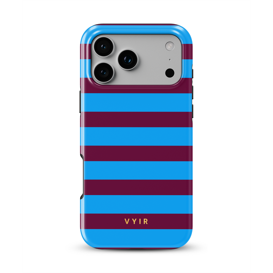 Horizontal Stripes, Track Blue -  Tough Mobilskal