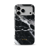 Italian Marble Black - Tough MagSafe iPhone Skal
