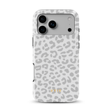 Leopard Elegance Grå - Tough MagSafe iPhone Skal