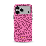 Leopard Elegance Rosa - Tough MagSafe iPhone Skal