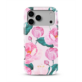 Rosy Peony Flourish - Tough MagSafe iPhone Skal