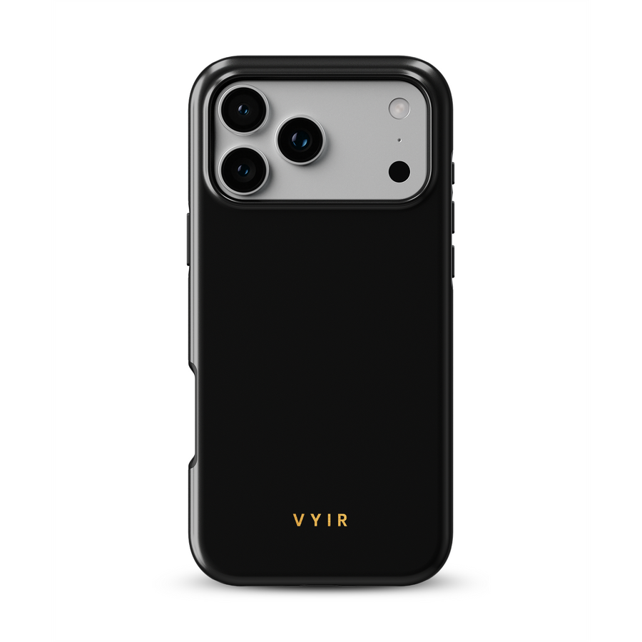 VYIR Signature Solid Colors, Svart - Tough MagSafe iPhone Skal