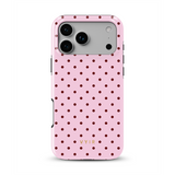 Tiny Polka Dots, Candy Pink - Tough Mobilskal