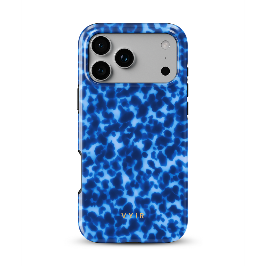 Tortoiseshell, Ocean Blue - Tough MagSafe iPhone Mobilskal