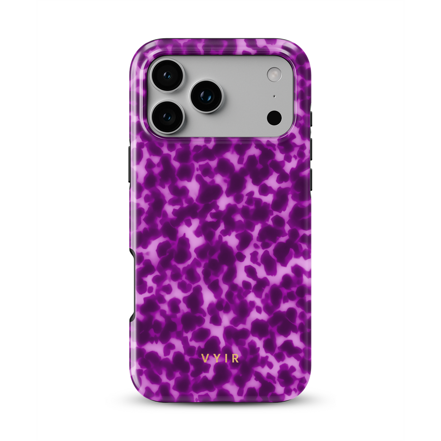 Tortoiseshell, Purple - Tough MagSafe iPhone Mobilskal