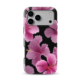 Violet Night Hibiscus - Tough MagSafe iPhone Skal