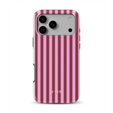 Vertical Stripes, Candy Pink - Tough MagSafe iPhone Skal