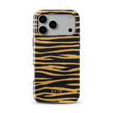 Zebra Gleam Gold - Tough MagSafe iPhone Skal