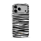 Zebra Gleam White - Tough MagSafe iPhone Skal