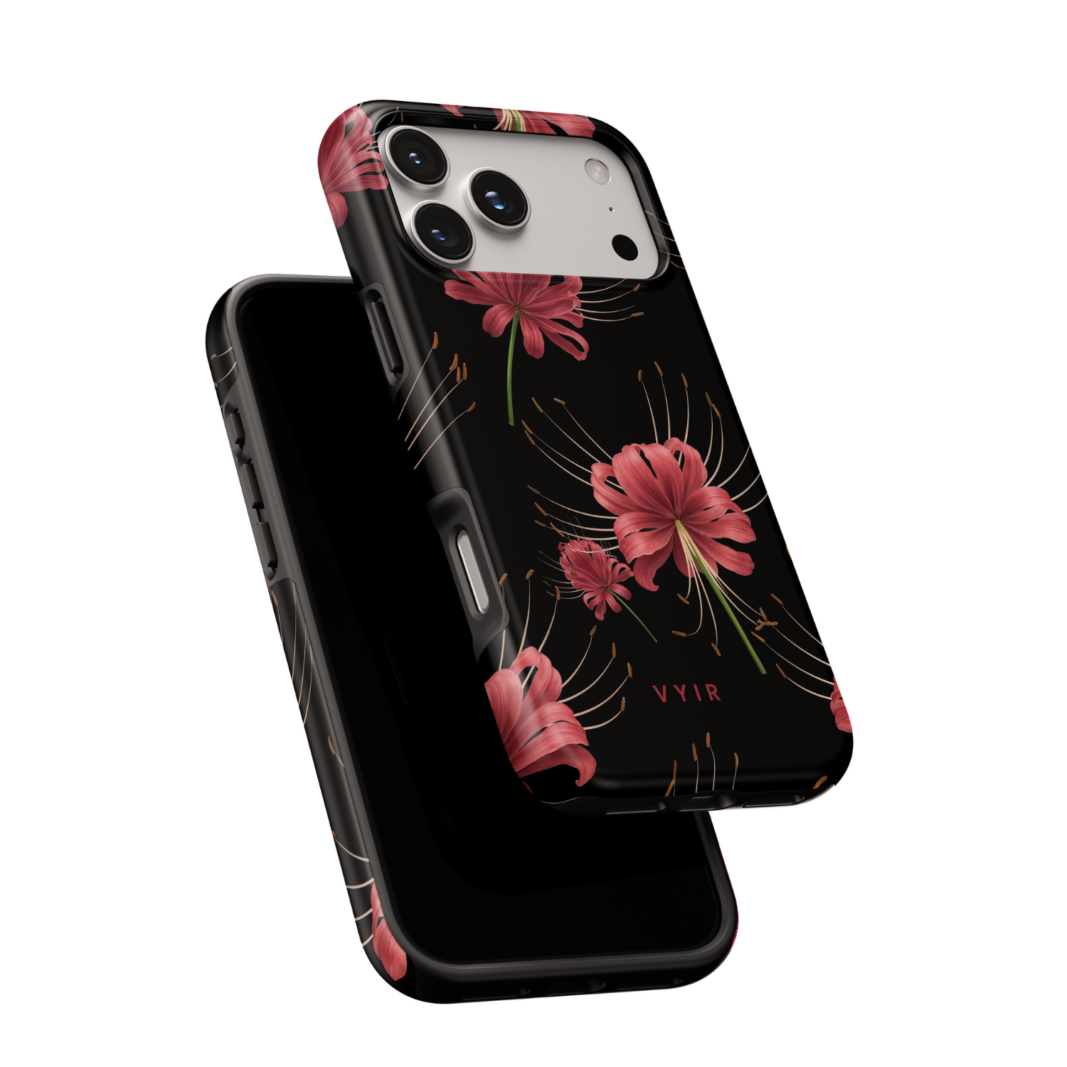 Spider Lily Nightfall - Shockproof MagSafe iPhone Case - VYIR