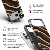 Obsidian Flow - Shockproof Phone Case - VYIR