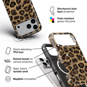 Royal Leopard - Shockproof MagSafe iPhone Case - VYIR