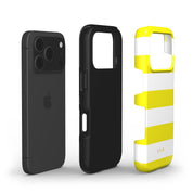 Horizontal Stripes, Citrus - Shockproof Phone Case - VYIR