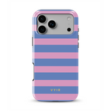 Horizontal Stripes, Periwinkle Dream - Tough Mobilskal