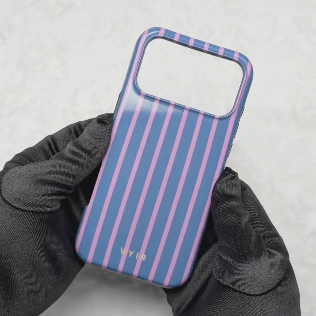 Vertical Stripes, Periwinkle Dream - Tough Mobilskal